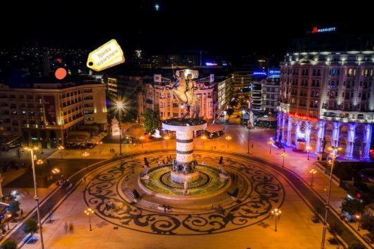 Bjanka Square Apartments Skopje Esterno foto
